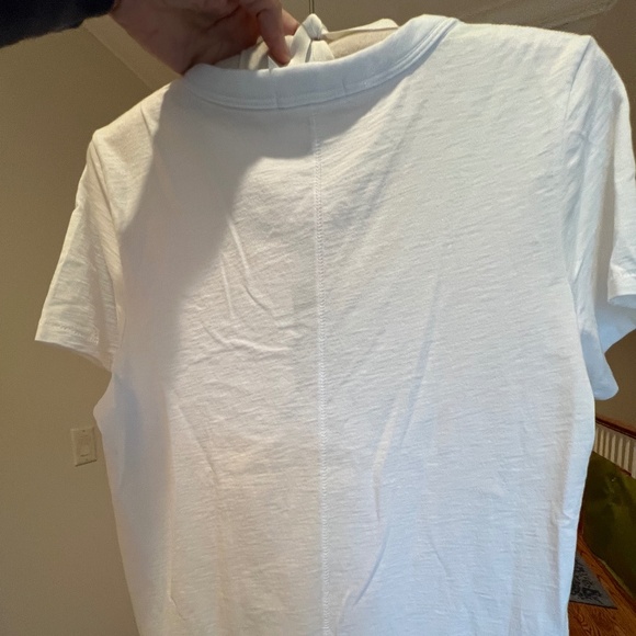 Rag & Bone Tee - The Slub Tee, Medium V-Neck in White, NWT - Picture 2 of 9